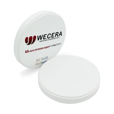 Disque de zirconium translucide à plusieurs couches à 57% pour Roland/VHF/Imes-Icore