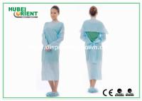 Protector e impermeable Uso desechable Vestido CPE con bucle para proteger el cuerpo de la contaminación