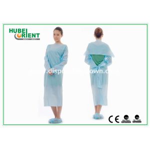 Protective & Waterproof Disposable Use CPE Gown With Thumb Loop for protect body