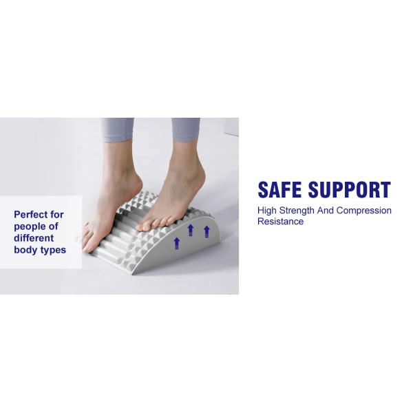 TPE Arch Lumbar Spine Lower Pillow Soft Stretcher for Relief of Back and Neck Pain