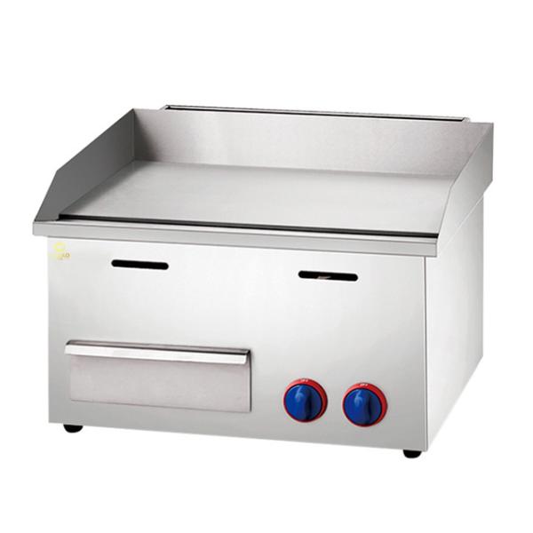 2800Pa LPG Gas Griddle Lightweight 30kg Kitchen Cooking Equipment With Even Heat Distribution