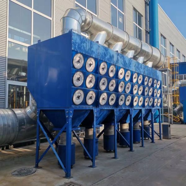 Large-scale factory laser cutting dust purification equipment - Pulse filter cartridge dust collector