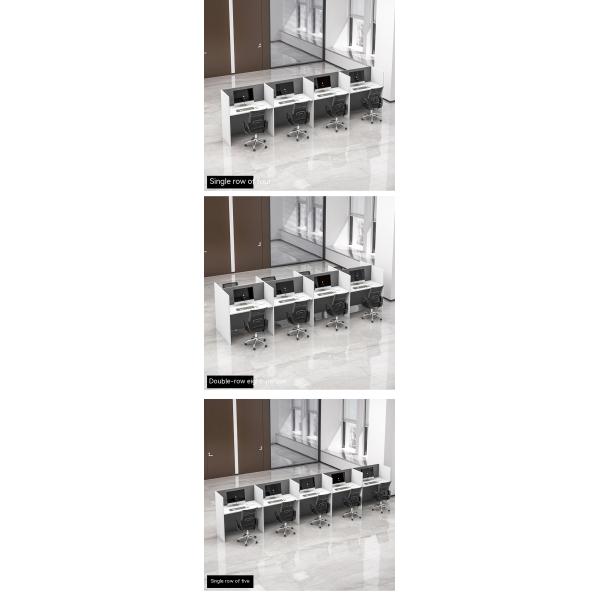 Modern Private Space Office Furniture Workstation with Extendable Desk and Chair Sets