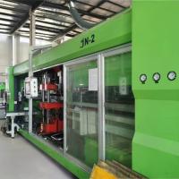 Machine de fabrication de plateaux d'œufs en plastique utilisée