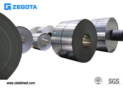 Double Deck Nickel Clad Stainless Steel Sheet For Battery , 0.10mm Thickness