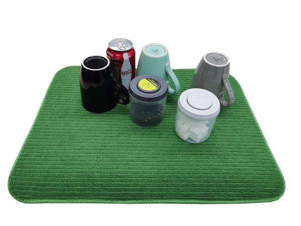 38x50cm Multipurpose Kitchen Dish Drying Mat For  Dining Table Drying