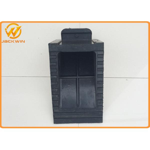 Recycled Rubber Truck Vehicle Wheel Stops Chock for Parking Lock / Hotel / Garage