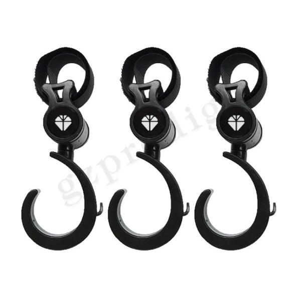 Multi Purpose Stroller Hook 360 Degree Rotating Free Your Hands
