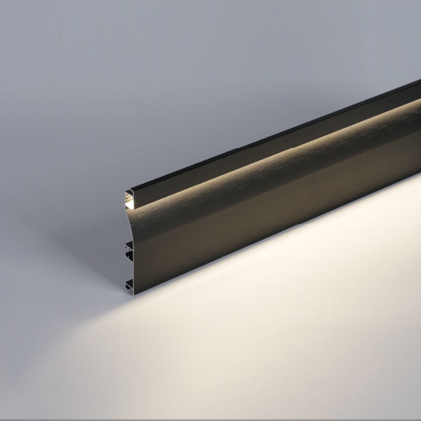 Base Cabinet Toe Kick LED Light Seamless Splicing DC12V RA90+ Custom Matte Black