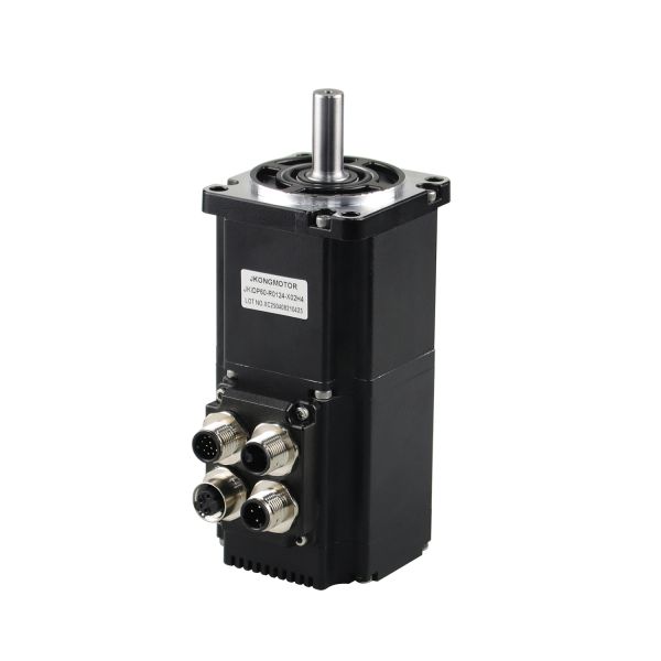 Jkongmotor Waterproof IP65 RS485 CANopen OEM ODM Integrated DC Servo Motor Nema 17 23 24 34 Brushless Bldc Servo Motor with Integrated Built in Drivers