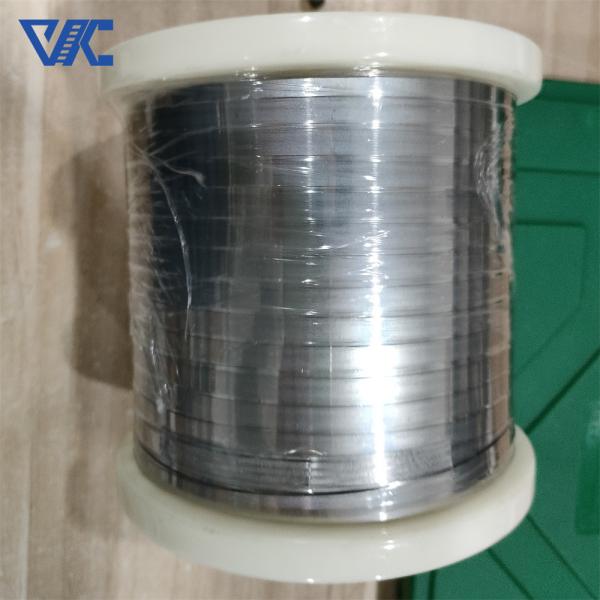 Bright Annealed Soft Nichrome Alloy Cr30Ni70 Tophet 30 Heating Resistance Flat Wire