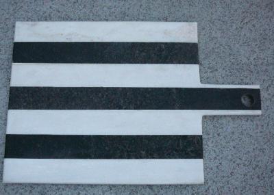 Stone Cheese Cutting Board Black And White 35x25cm Food Safe Insulated