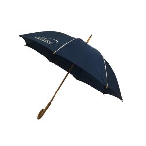 Guarda-chuva de madeira do punho da tela aberta J do Pongee do diâmetro 103cm