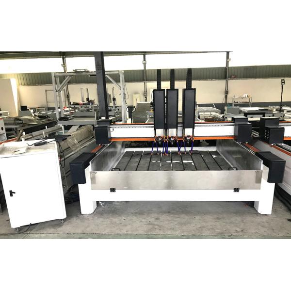 4 Axis Stone Carving Machinery Granite Marble Polished Cutting