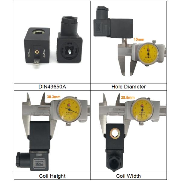 Тип ДК 24В 15Ватт БХ10 Турбо АК 24В 110В 230В 50/60Хз 19ВА катушки соленоида с соединителем ДИН Б-12