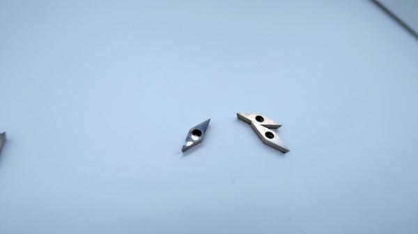 tratamento de superfície de moedura da lâmina do carboneto do aço de tungstênio das ferramentas de 6.35mm PCD