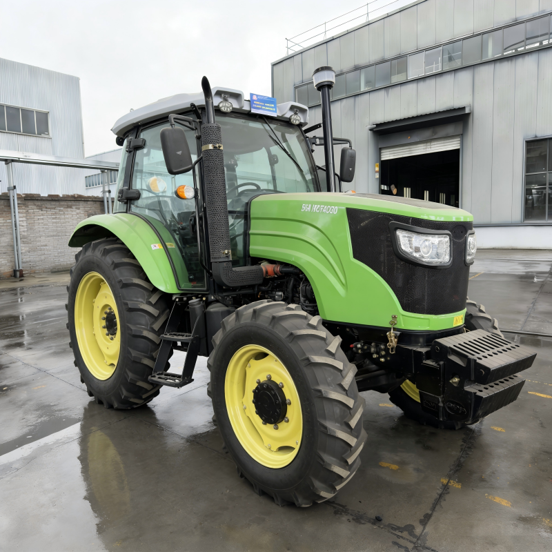 100HP 4WD Four Wheel Farm Tractor with Air-conditioned Cabin for Crop Farms with AC Cabin for Comfort and Field Transport Model 2