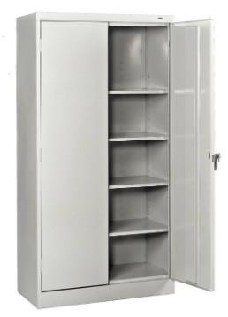 Double Door Steel Filing Cabinet Solutions Electrostatic Powder Coating