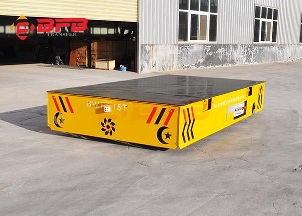 Válvulas que levam Q235 20m/Min 50 Ton Trackless Transfer Cart