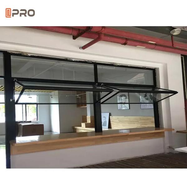 Aluminium Glass Vertical Bi Fold Window RAL Color Fold Up Glass Windows