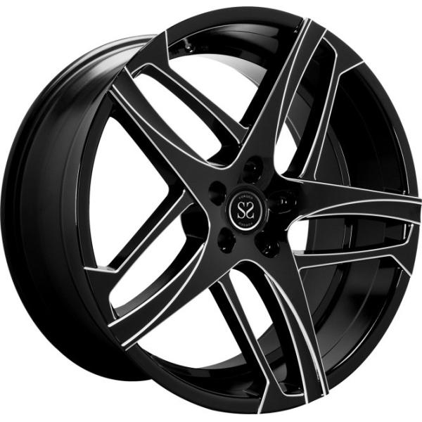 19 часть хрома 5*120 стороны машины дюйма черная 1 выковала оправу колес гонок