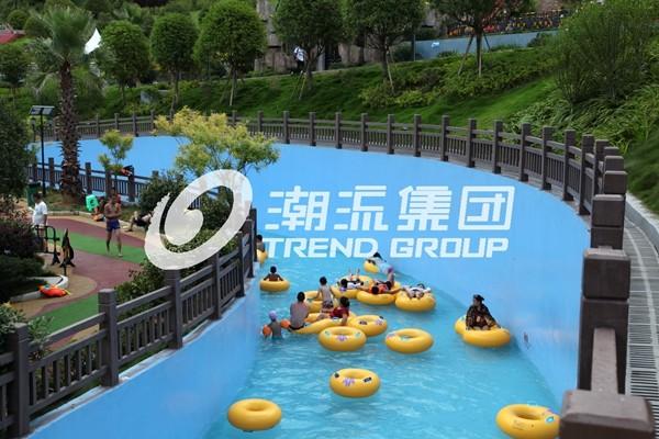 FRP Lazy River Swimming Pool Equipment , Amusement Park Equipment For Children
