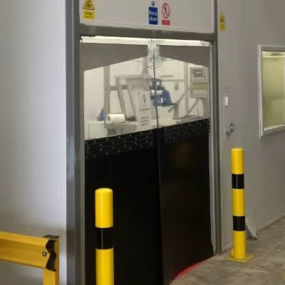 Impact Resistant Cold Room Swing Door Anti Collision For Cold Storage / Industrial Traffic Areas