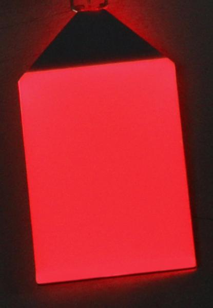 Luz de fundo do ecrã LCD monocromático vermelho