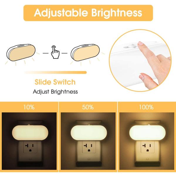 12pcs Led  AC110V Children'S Plug In Night Light / Amber Led Night Light