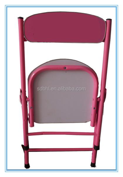 Kids Study Folding Table and Chair Set Metal Construction for Convenient Storage