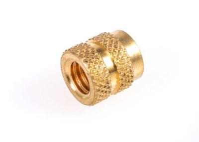 Specializing Knurled Brass Insert Nut , Plastics Parts Non Standard Fasteners