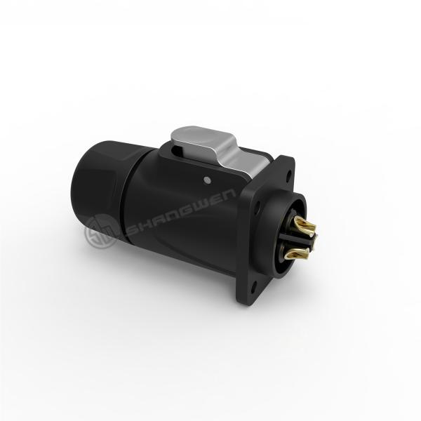 Женщина Powercon IP65 водонепроницаемый 3 ядра соединитель пластик черный