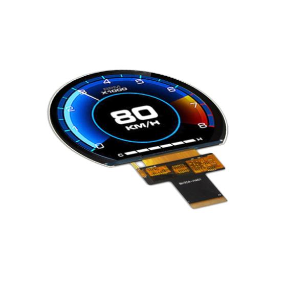 3.54 Inch Round LCD Panel for motocycle cluster