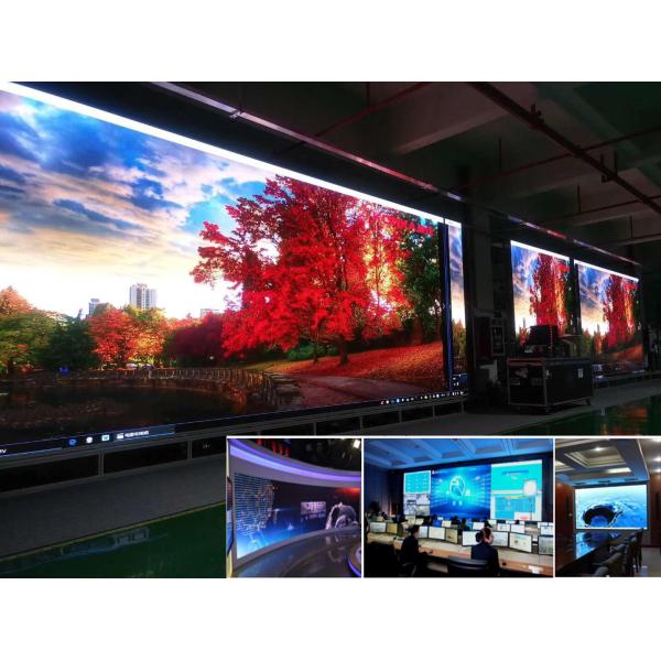 High Grayscale UHD Full Color Led Display P1.56mm With 400x300mm Light Cabinet
