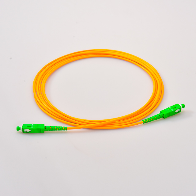 FTTH используют симплексные 9/125 1 2 режим гибкого провода оптического волокна Sc в 3 метра одиночный