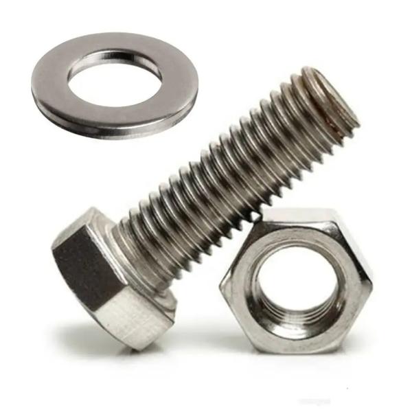 Parafusos de prata em sacos plásticos convenientes - solução de fixação confiável e eficiente