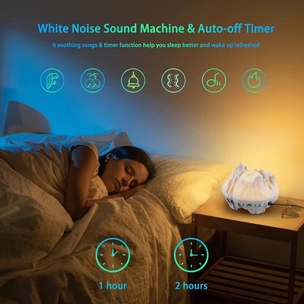 New Aurora Star Projector 3 in 1 Galaxy Night Light Projector Wireless Music Speaker for Kids Baby Teen Adults