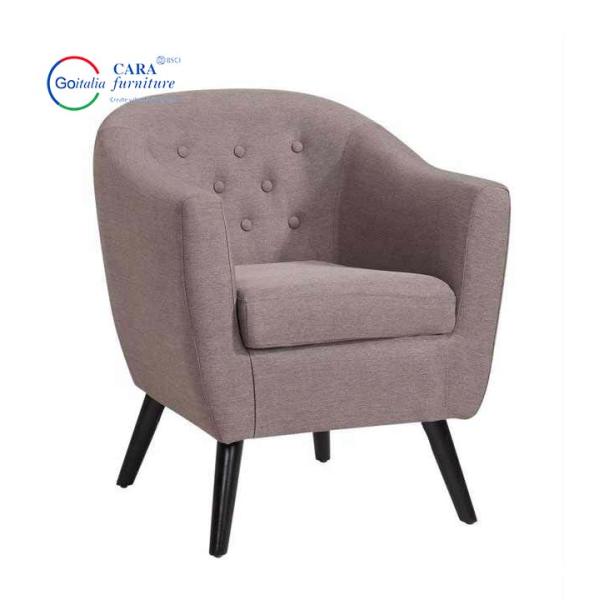 Wooden Frame Furniture One Seat Multiple Colors Arm Chair Chairs For Living Room