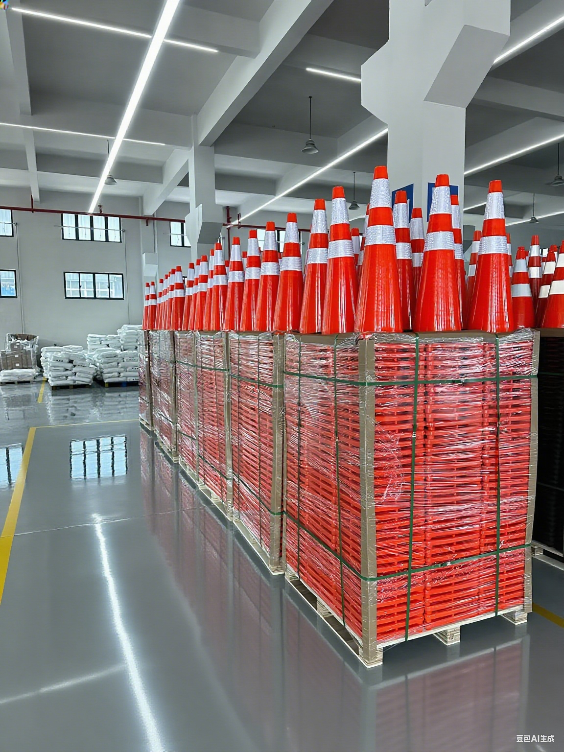 Wholesale Orange PVC Cone Black Base Traffic Cone for Road Safety Warning