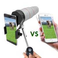 Place 12X50 monoculaire haute puissance unique pour Smartphone Birding