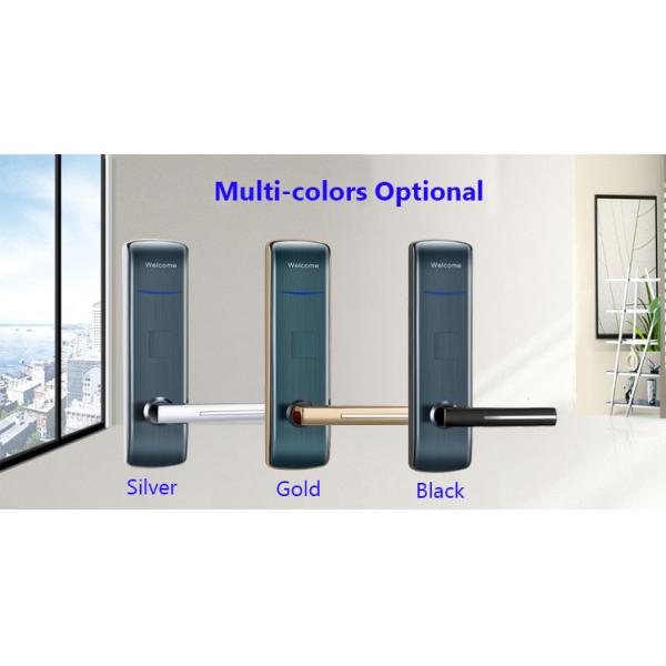 High Security 5 Tongues Mortise Hotel Card Door Lock Intelligent with Management Software System