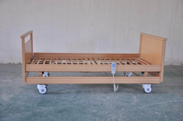 Cama de nutrição elétrica do assistência ao paciente do atuador linear da cama da assistência ao domicílio da cama do quadro de madeira