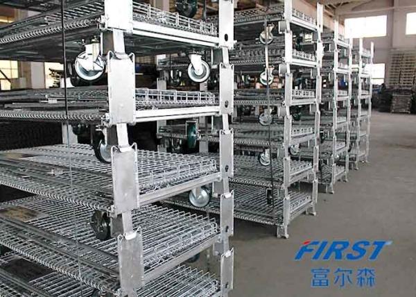 Workshop Collapsible Foldable 1000mm Height Roll Cage Trolley