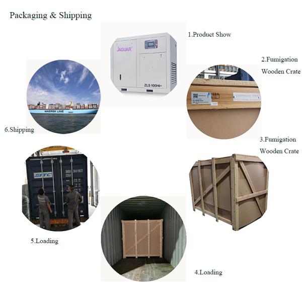 Mature Technology 50HP JAGUAR Belt Drive Industrial Lubricated Screw Air Compressor