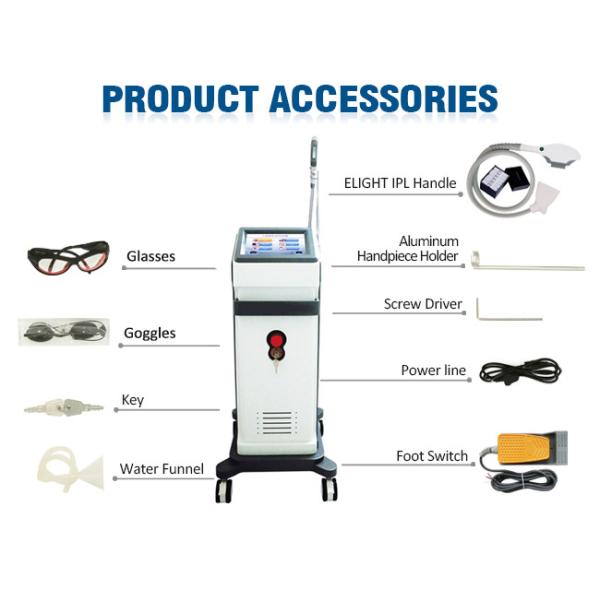 машина красоты подмолаживания кожи машины 430nm 640nm удаления волос 22000uf IPL