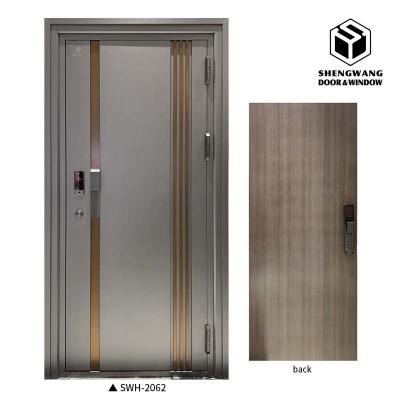 Waterpfoof Aluminum Room Door For MDF Fire Resistant Doors 200mm And 300mm Frame