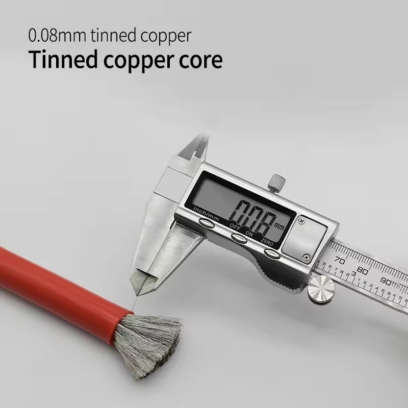 Twisted Pair Silicone Rubber Insulated Tin-Coated Copper Core Medium Voltage Power Cable