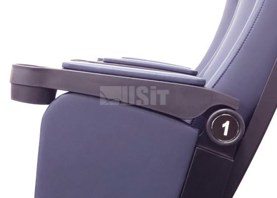 USIT Fire Resistant 3D Leather Theater Seating Folded VIP Stadium Seats