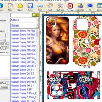 Coupeur mobile de peau d'OEM avec la découpeuse mobile d'autocollants de calibres du téléphone portable 15000+