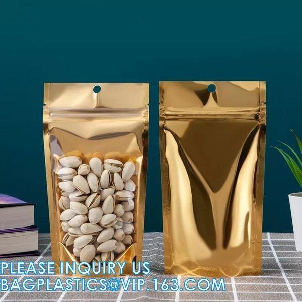 Ziplock And Heat Sealable Bags - Stand Up Food Storage Pouches - Safe Waterproof Packaging Barrier